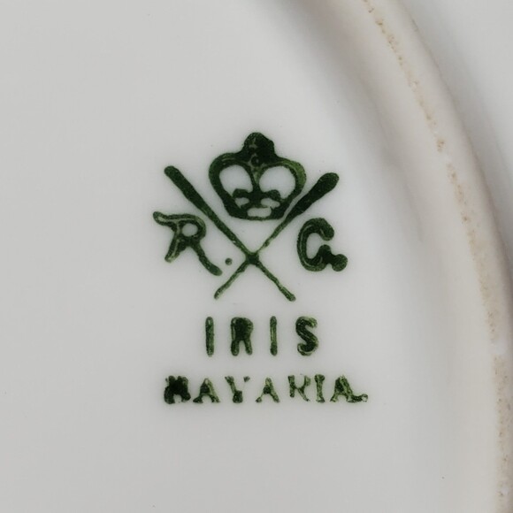 RC Iris Bavaria Teacup and Saucer Floral Vintage - Picture 8 of 10